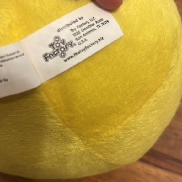 Toy Factory Pac Man Plush 7” Stuffed Yellow Nanco Kids Collectors Toy - Picture 4 of 6